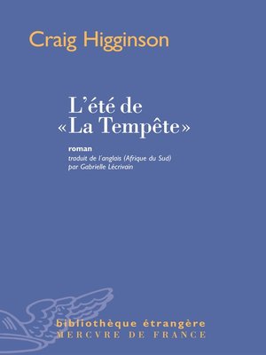 cover image of L'été de "La Tempête"
